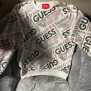 Guess crew neck sweater - gently used